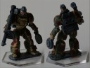 Scarab Miniatures - Power Armour with Panzerschreck