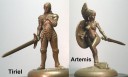 Hasslefree - 40mm scale Artemis (Nude) & Paladin Tiriel (Platemail)