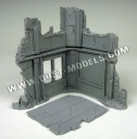 Dust Models - Ruined City Building Corner Set A