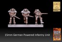 Clockwork Goblin - War without End 15mm German Powered Infantry Unit