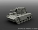 gothic pattern KV2 tank