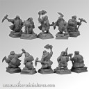 28mm Dwarves Miners set2