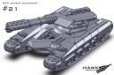 UCM light tank with flamer