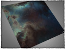 Wargames terrain mat - 3'x3' deep space theme