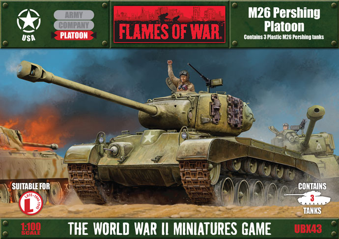 Flames of War: M26 Pershing Platoon – Brückenkopf-Online.com – das