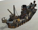 Miniature Scenery Ork Schiff 1