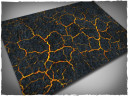 Wargames terrain mat - 4'x6' inferno theme 1