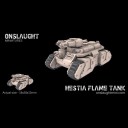 Onslaught Miniatures_Sisterhood Hestia Flame Tank 1