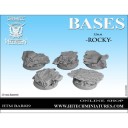 Hitech Miniatures_32mm Rocky round bases (set5)