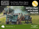 Plastic Soldier Company_Kickstarter PSC WW2 British 25 pounder artillery and tractor kit 2