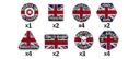 Battlefront Miniatures_Flames of War Team Yankee Team Yankee British Token Set