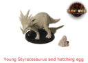 BWM_Blight_Wheel_Miniatures_Young_Styracosaurus_and_hatching_egg_1