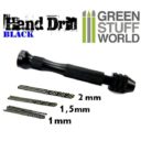 Green Stuff World_Hobby hand drill - BLACK color 1