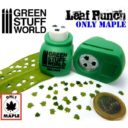 Green Stuff World_Miniature Leaf Punch MEDIUM GREEN 1