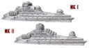 Spartan Games_Dystopian Wars Covenant of Antarctica Descartes Class Battleship 2