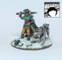 Stronghold Terrain_Female Warlord & Wolf 1