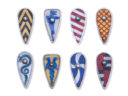 Tabletop Art_Norman kite shields - set 2