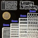 GSW Green Studd World Letters and Numbers