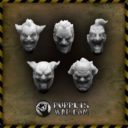 PW Puppets War Mad Clown Heads 2