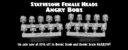 SM Statuesque Miniatures Angry Bob Heads 1