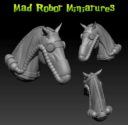 Mad Robot Miniatures Horses With Gasmask Preview 1