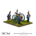 Warlord BlackPowder Napoleonic Portuguese Foot Artillery With 6 Pdr 01