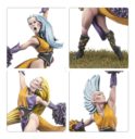 Forge World Blood Bowl Elfheim Eaglettes Elf Cheerleading Squad 2