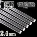 GSW Acrylic Rods Round 24 Mm Clear