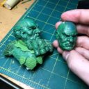 Scibor Monstrous Miniatures Dwarf Bust Green 2