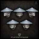 Puppets War Masked Ashigaru Heads