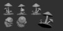 AntiMatter Games 3d Print Kickstarter Classic Fungal Patch Mushrooms Preview 4