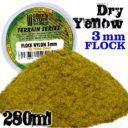 GSW Static Grass Flock Dry Yellow 3 Mm 280 Ml