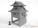 3D Aliens Worlds Samurai Castle Corner Tower7