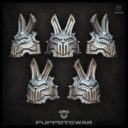 Puppets War H.I. Iron Bunny Shoulder Pads 01