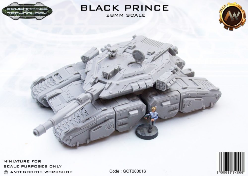 Antenociti's Workshop Fires Up The Black Prince Tank – OnTableTop