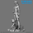 Bombshell Miniatures Betty & Shrapnel 08