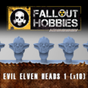 Fallout Hobbies Evil Elven Heads 1 (x10) 1