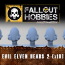 Fallout Hobbies Evil Elven Heads 2 (x10) 1