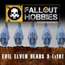 Fallout Hobbies Evil Elven Heads 3 (x10) 1