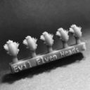 Fallout Hobbies Evil Elven Heads 4 (x10) 2