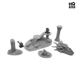 HQR Dragon's Lair Diorama Resin Kit 2