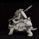 Cartoon Miniatures Turtle Rider3