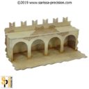 Sarissa Precision Desert Fort Arch Walls 1