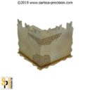 Sarissa Precision Desert Fort Corner Walls 3