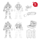 Artel „W“ Miniatures Neues Artwork 01