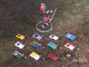 3D Alien Worlds Samurai Sashimono Flags 1