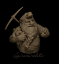 Spira Mirabilis Dwarf Miner Büste 