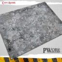 PWork Wargames City Ruins Wargames Terrain Mat 1