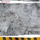 PWork Wargames City Ruins Wargames Terrain Mat 2