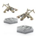 Forge World Aeronautica Imperialis Astra Militarum Vulture Gunships With Punisher Cannon 1